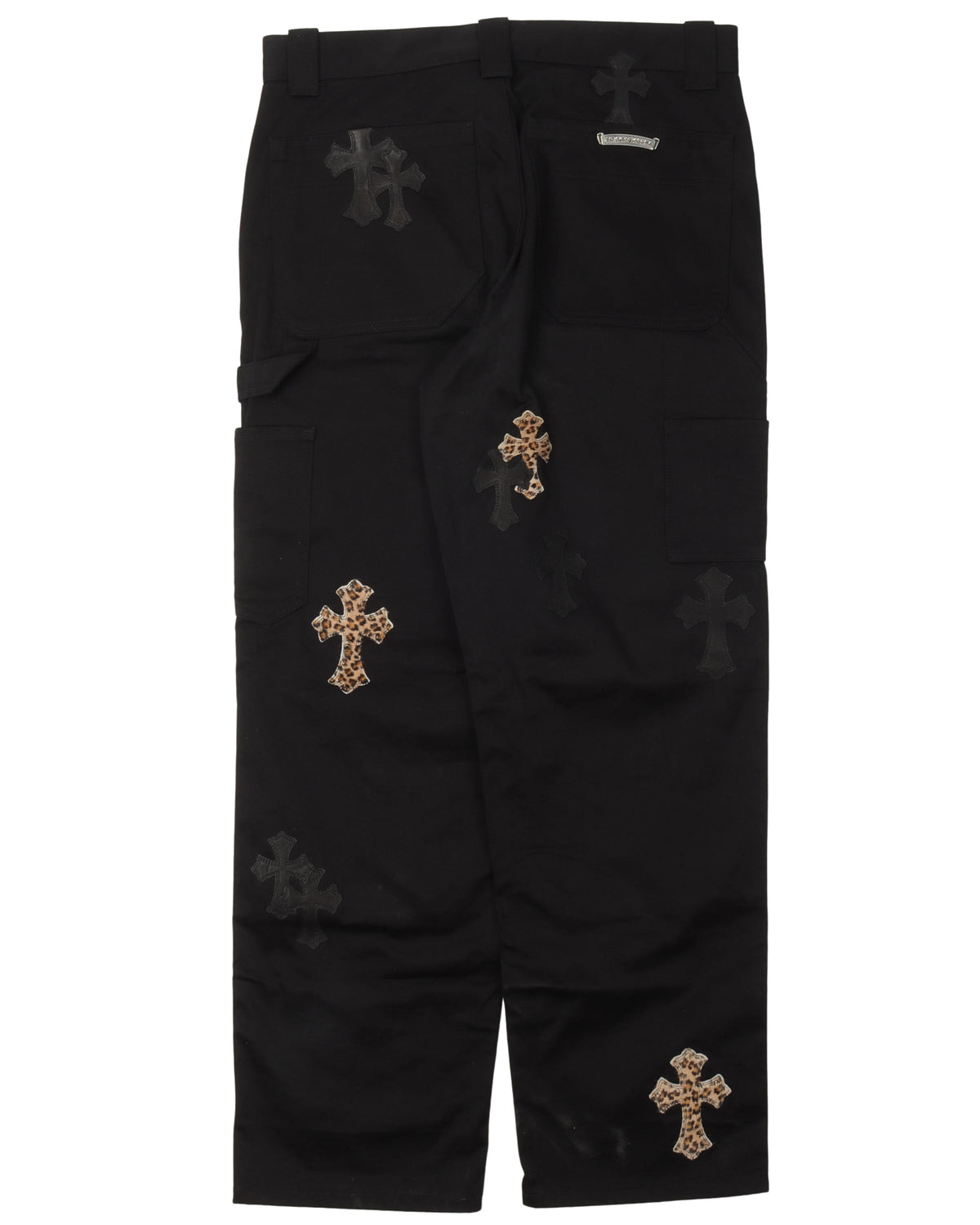 Cheetah Cross Patch Double Knee Carpenter Pants