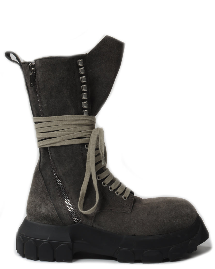 Mega Bozo Lace-Up Tractor Boots
