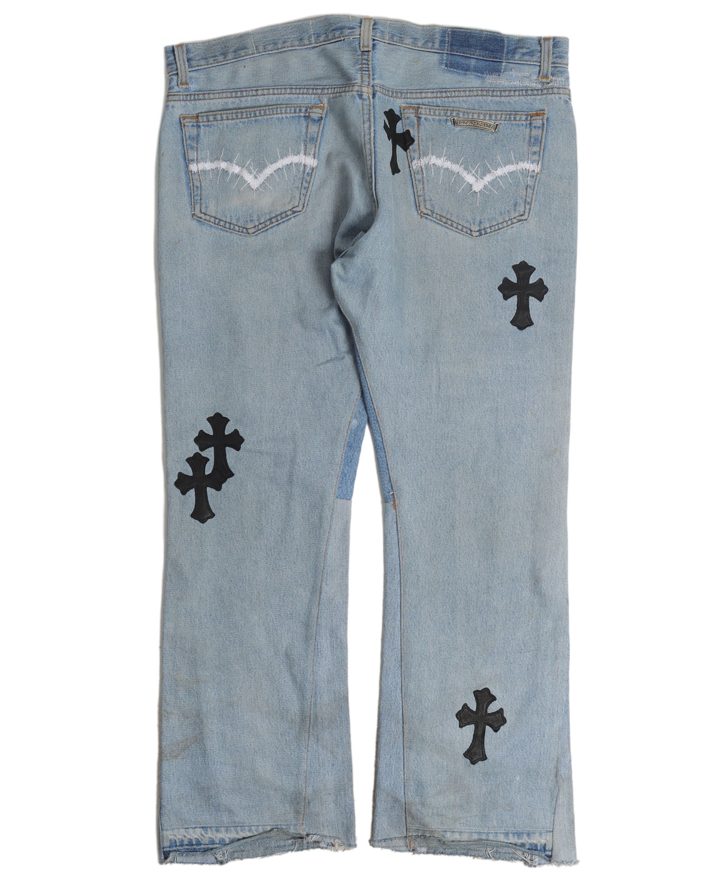 Gallery Dept. "La Flare" Cross Patch Denim