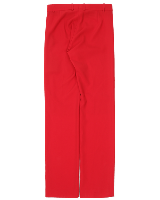 Straight-Leg Slack Trousers