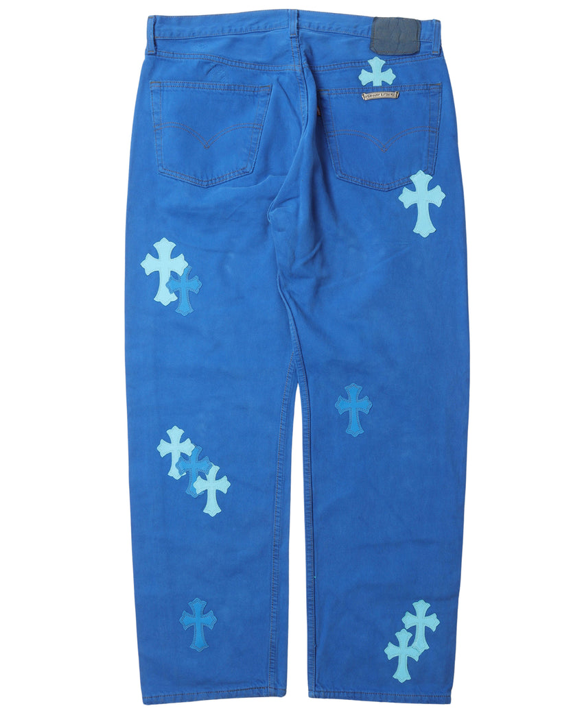 Levi's Cross Patch Blue Jeans
