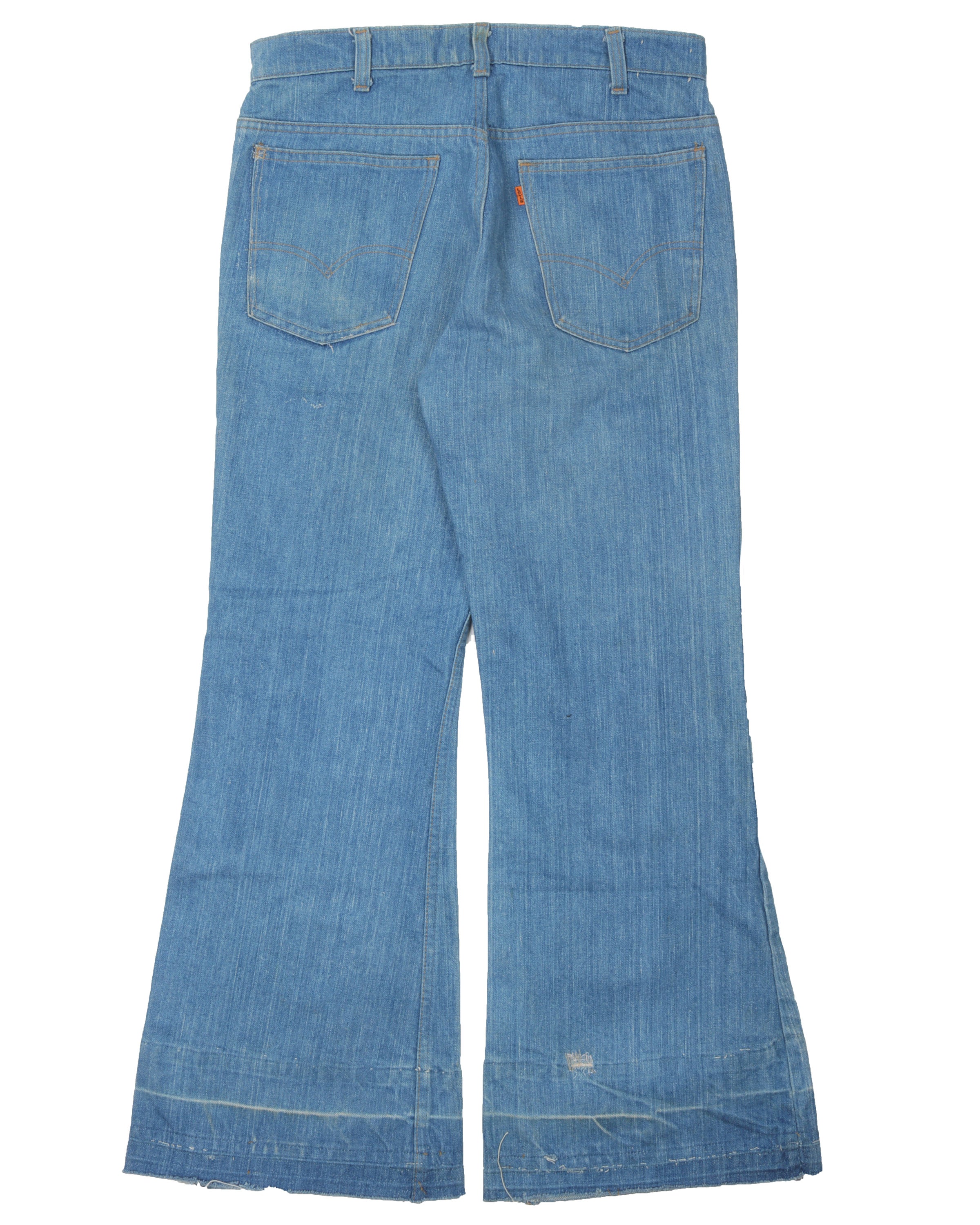 Levi's Orange Tab Repaired Bellbottom Jeans