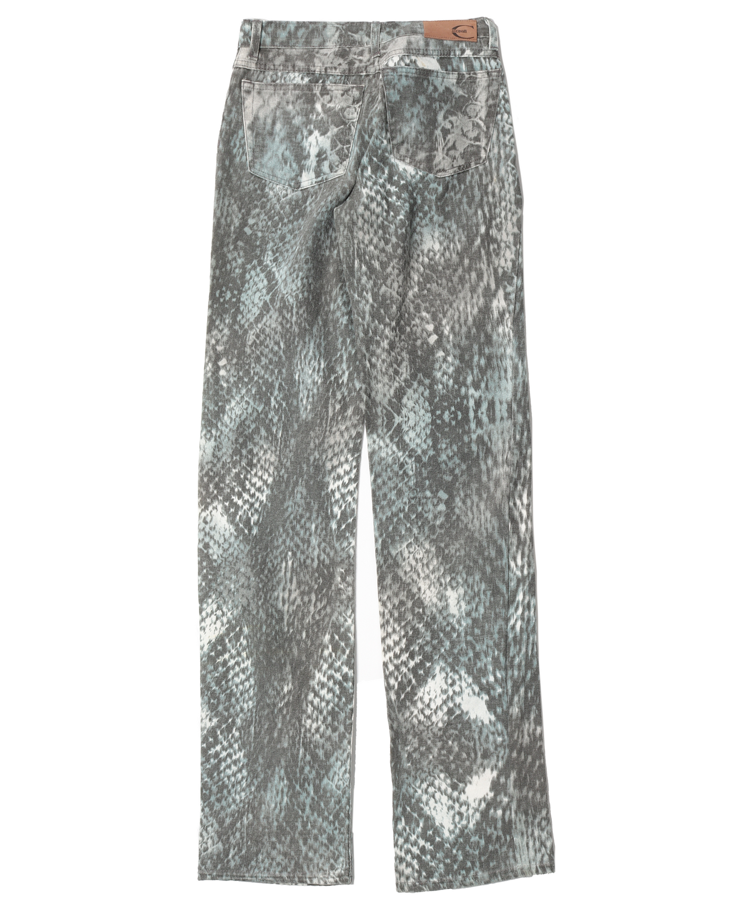 Snake Skin Denim Jeans