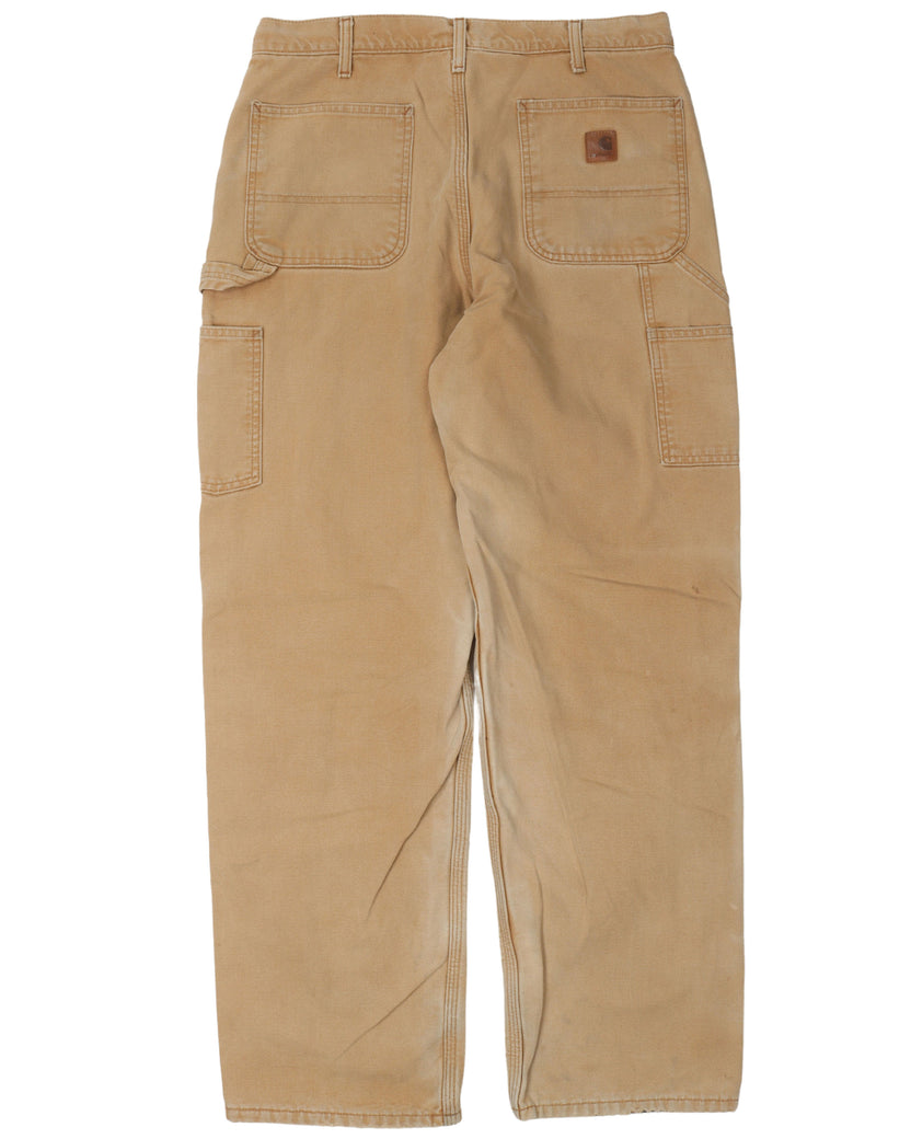 Carhartt Flannel-Lined Carpenter Pants