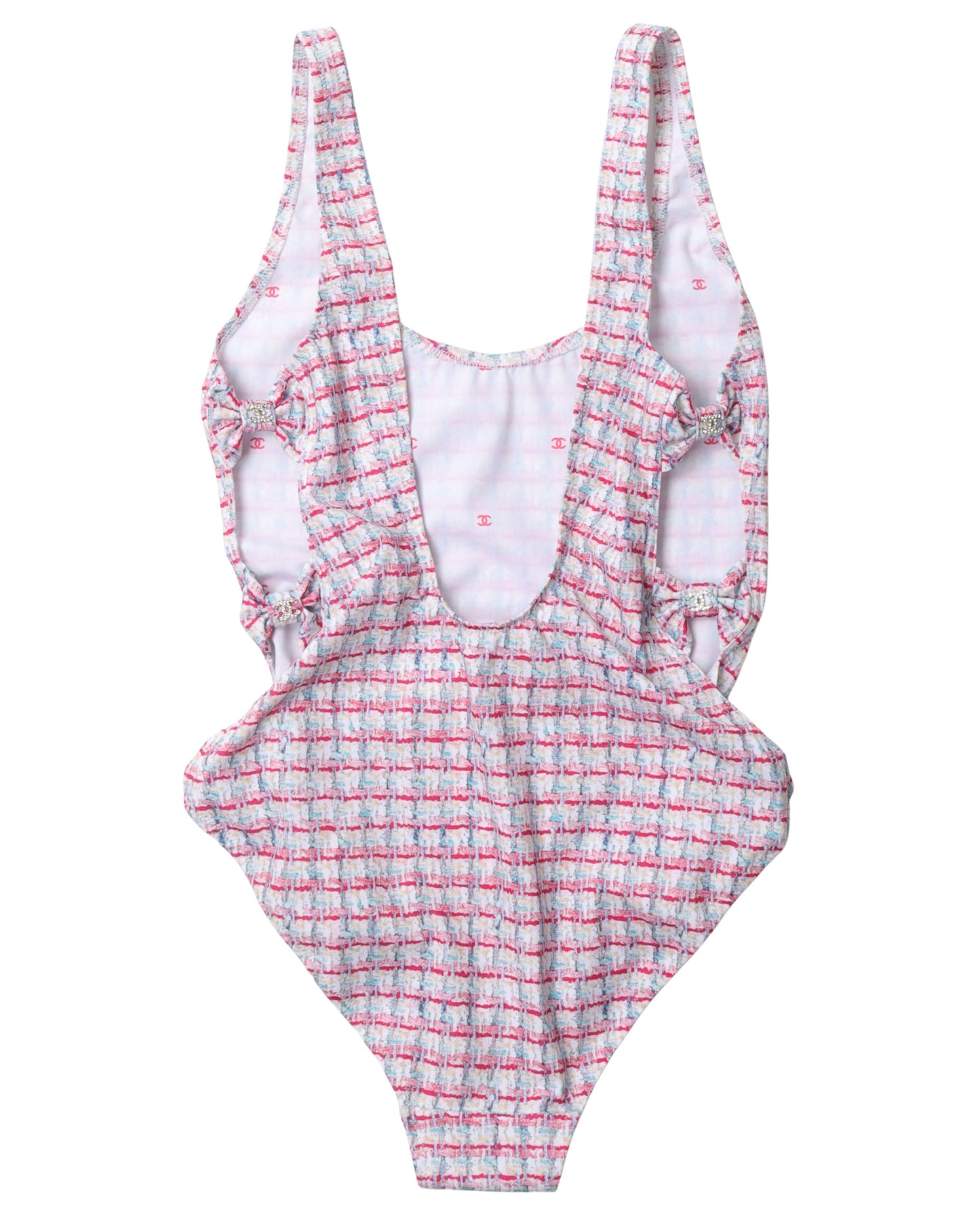 One Piece Jacquard Swimming Suit