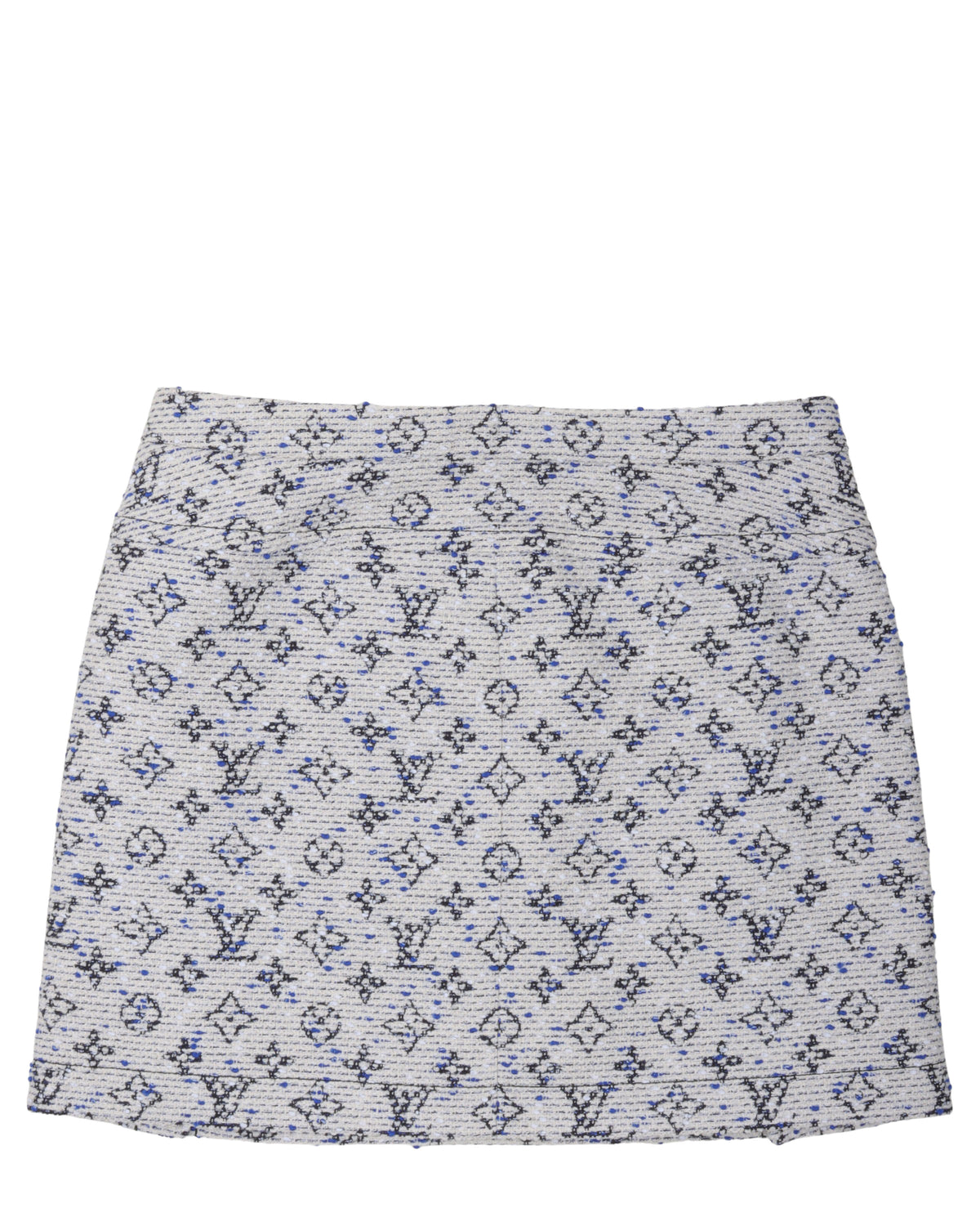 Short A-Line Monogram Skirt