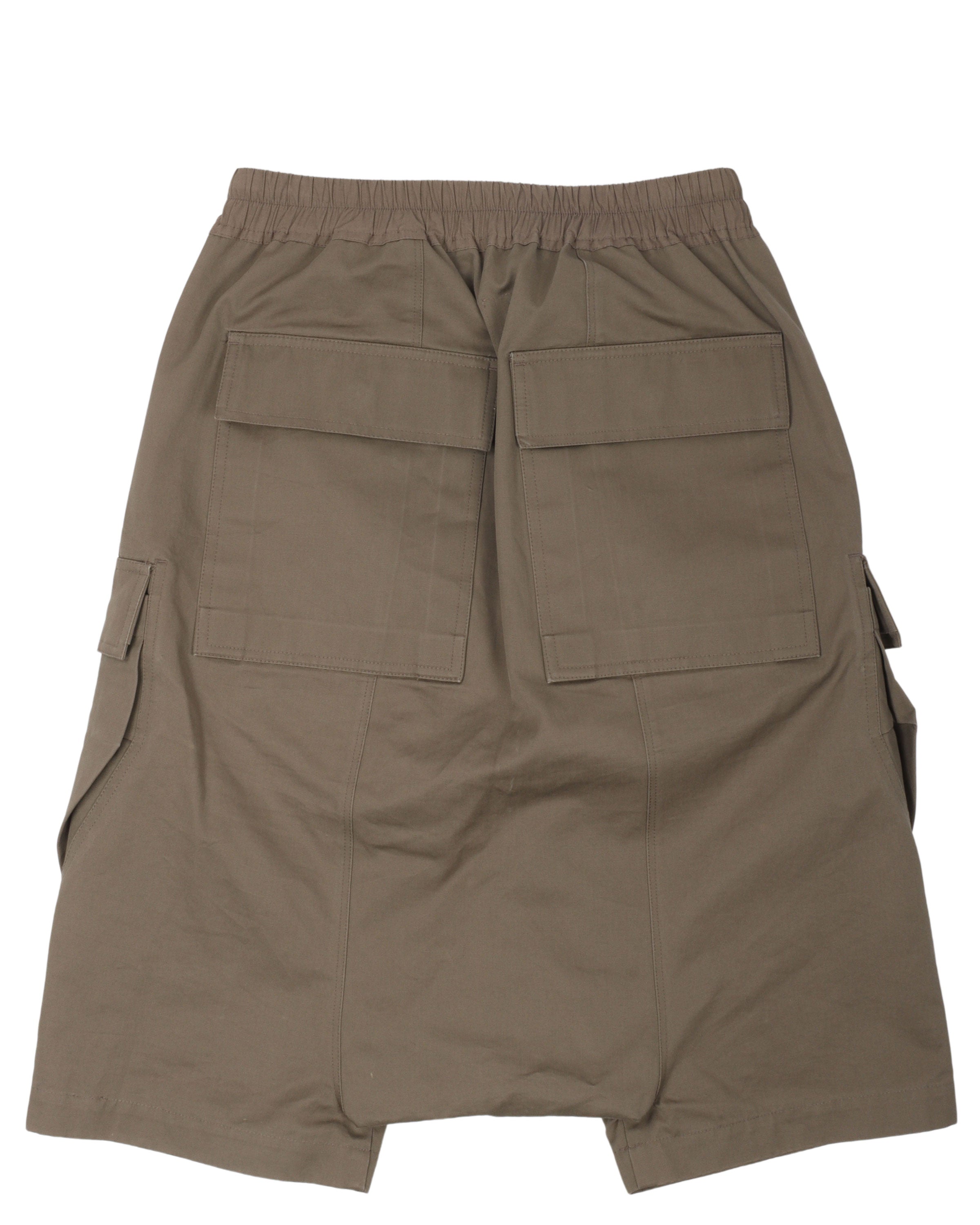 Drop Crotch Cargo Shorts