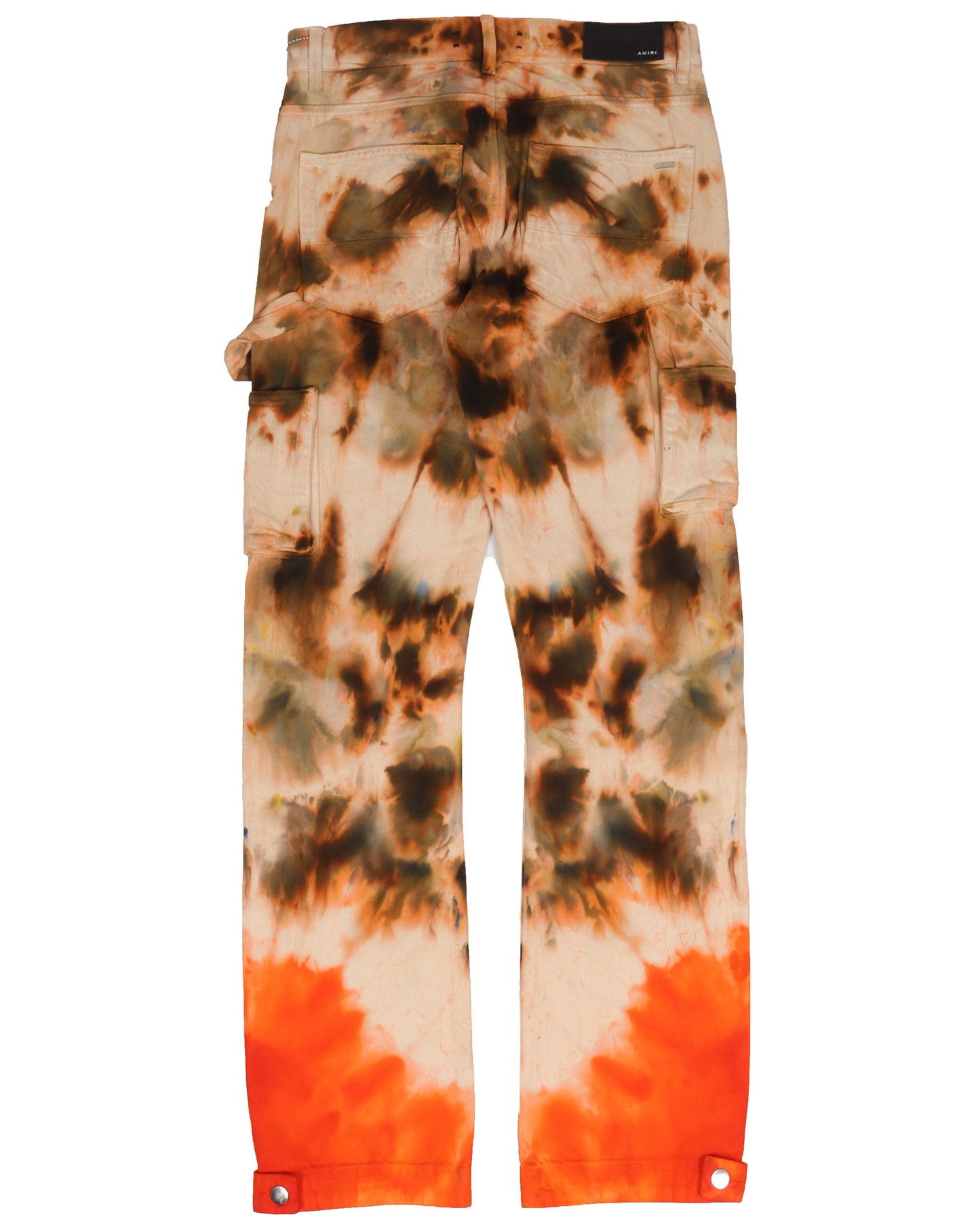 Double Knee Tie-Dye Carpenter Pants
