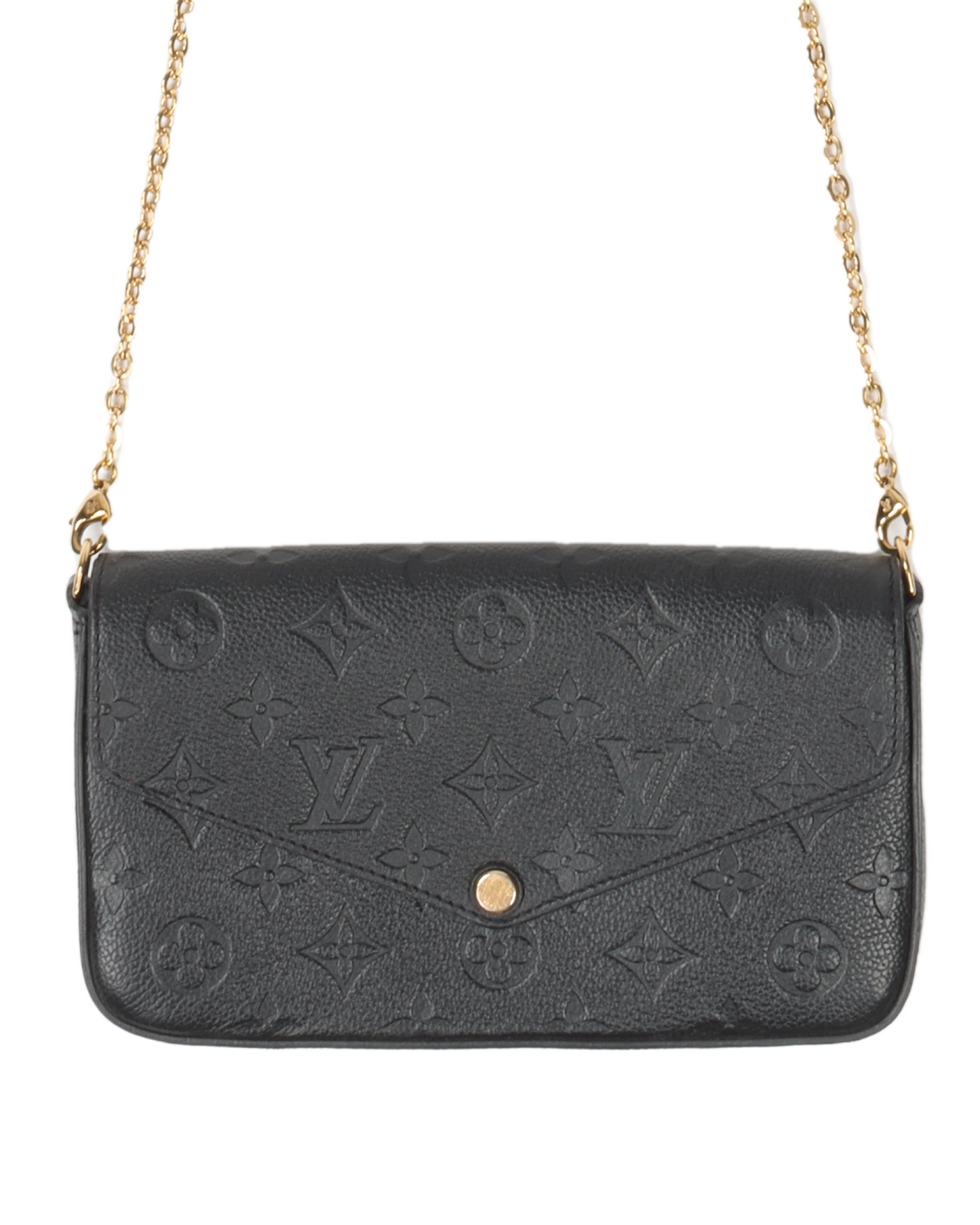 Pochette Félicie Clutch w/ Gold Chain