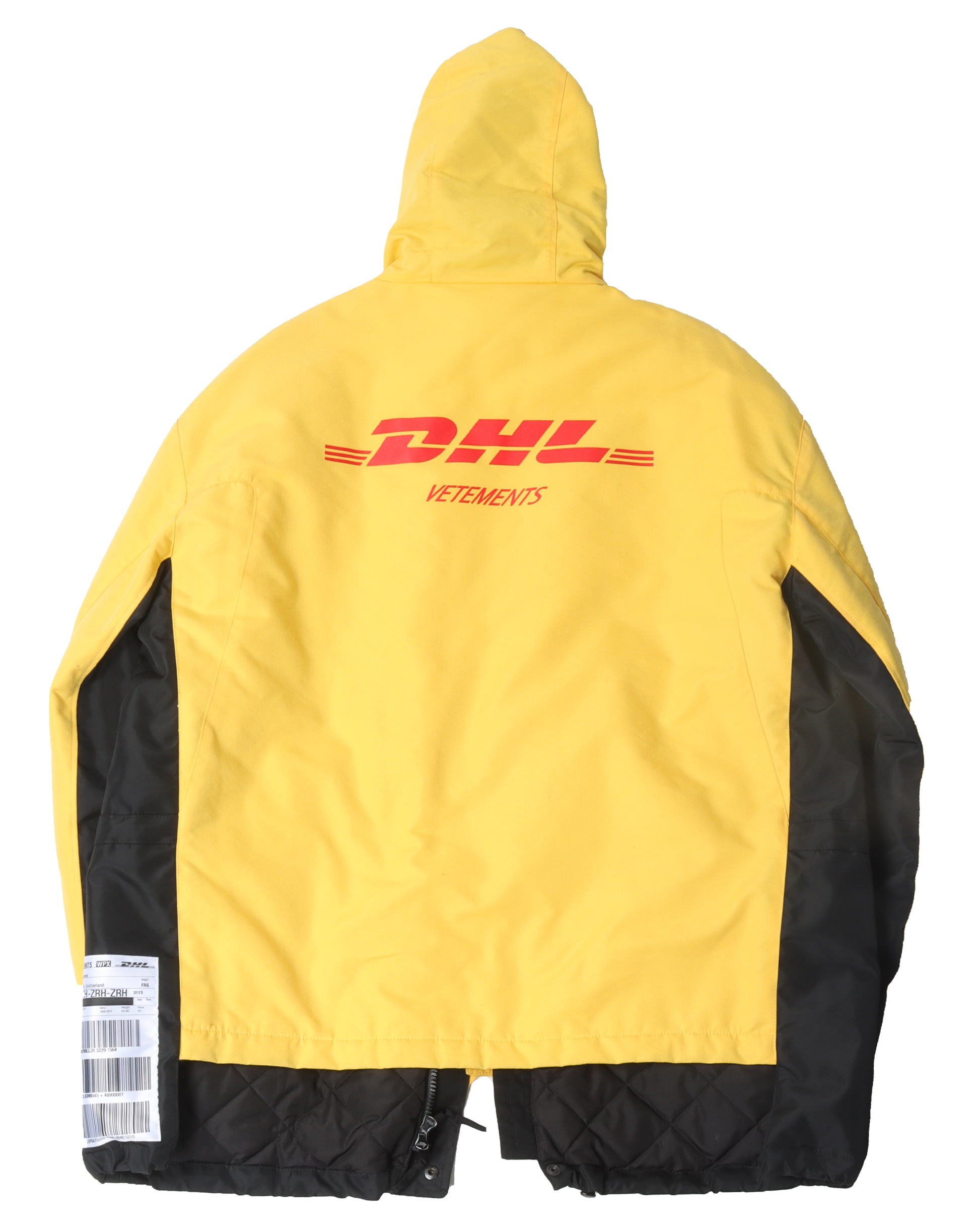 VETEMENTS SS18 DHL Jacket – Justin Reed - Main Image