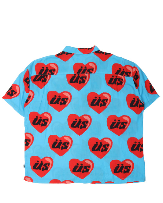 Stussy Heart Button Up Shirt