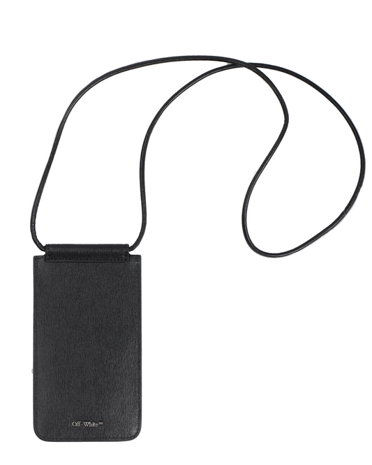 Diag Saffiano Neck Pouch