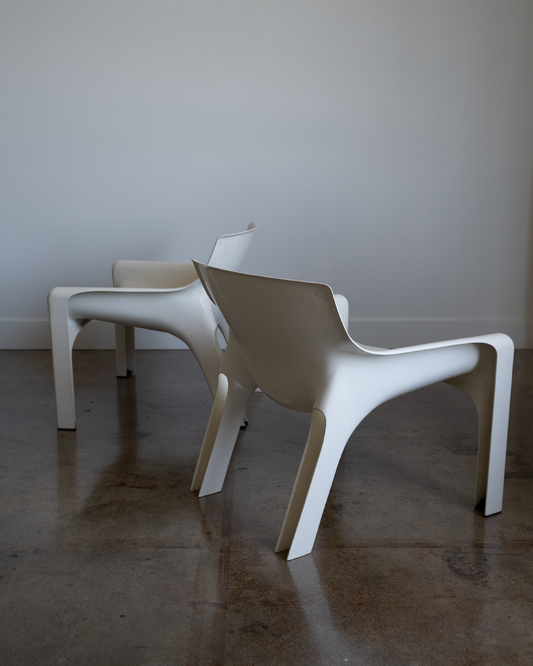 Vicario lounge chairs, set of 2