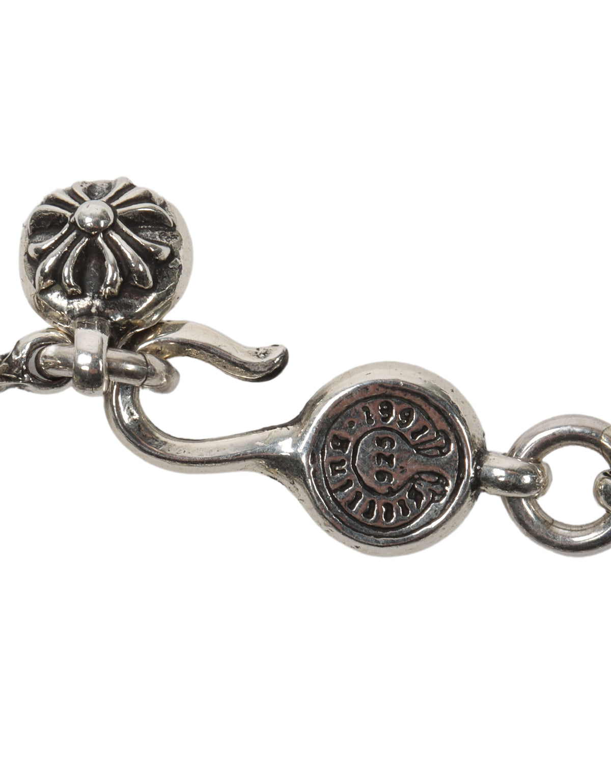 Silver Cross-Link Bracelet