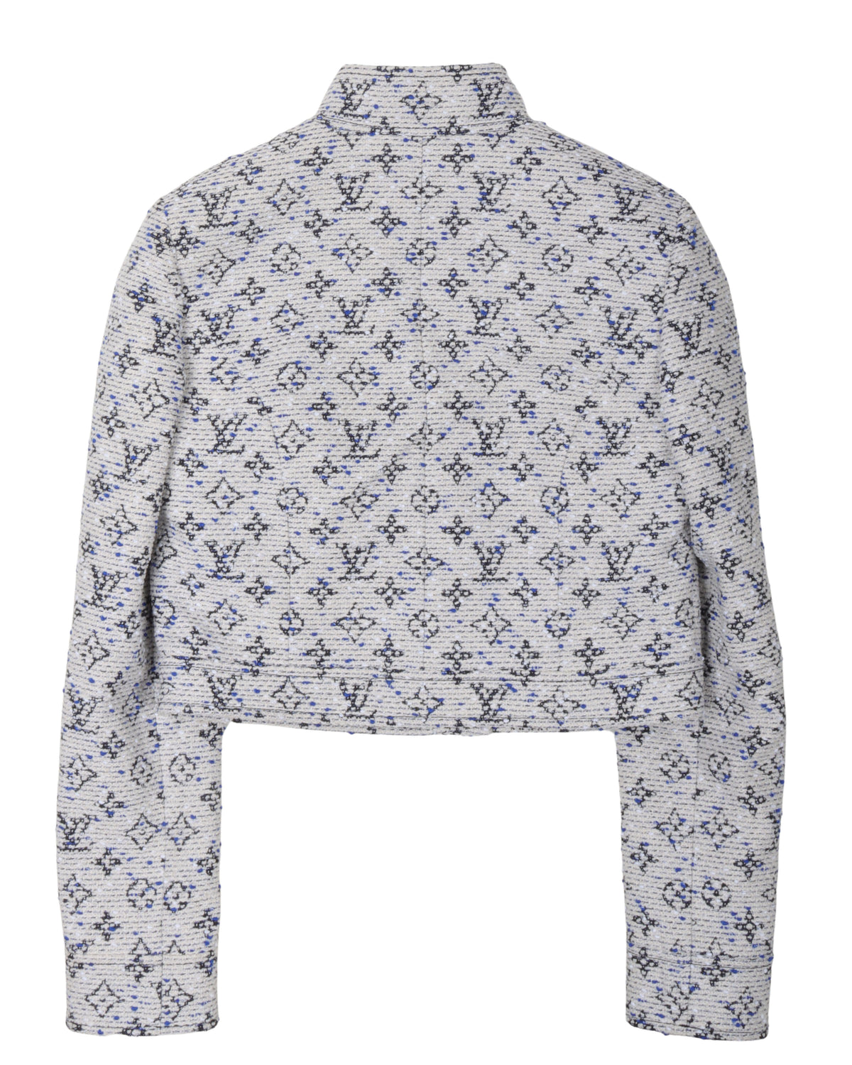 Standing Collar Monogram Suit Jacket