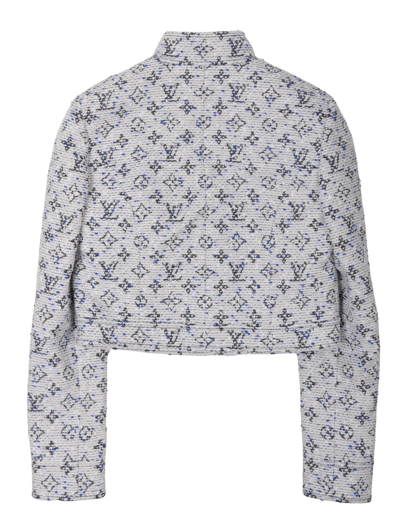 Shop Louis Vuitton Stand Collar Coats Monogram Street Style Plain