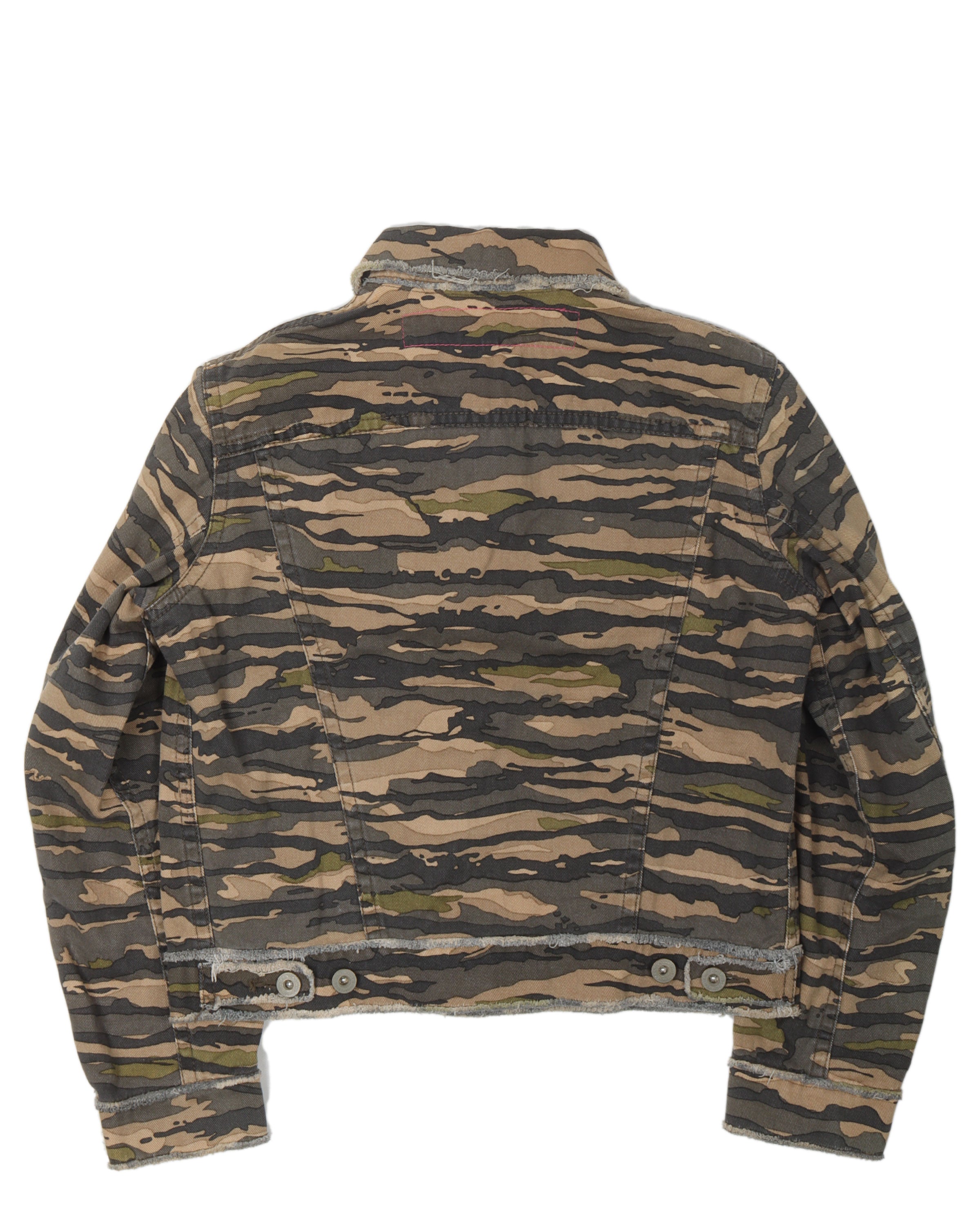 Junya Watanabe MAN Cropped Camouflage Denim Jacket