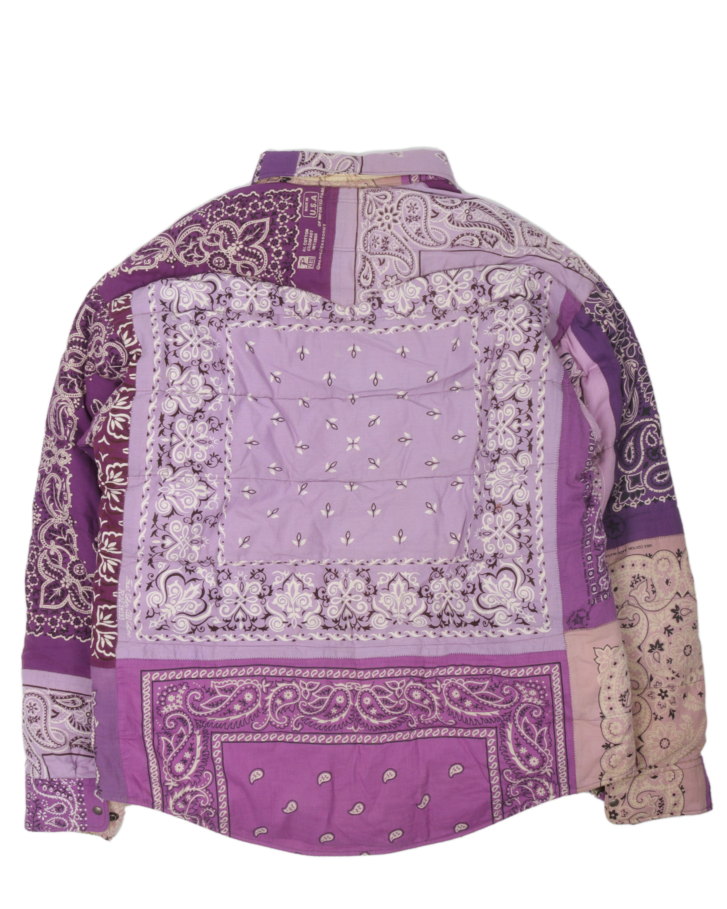 21SS Purple Kerchief Bandana Jacket
