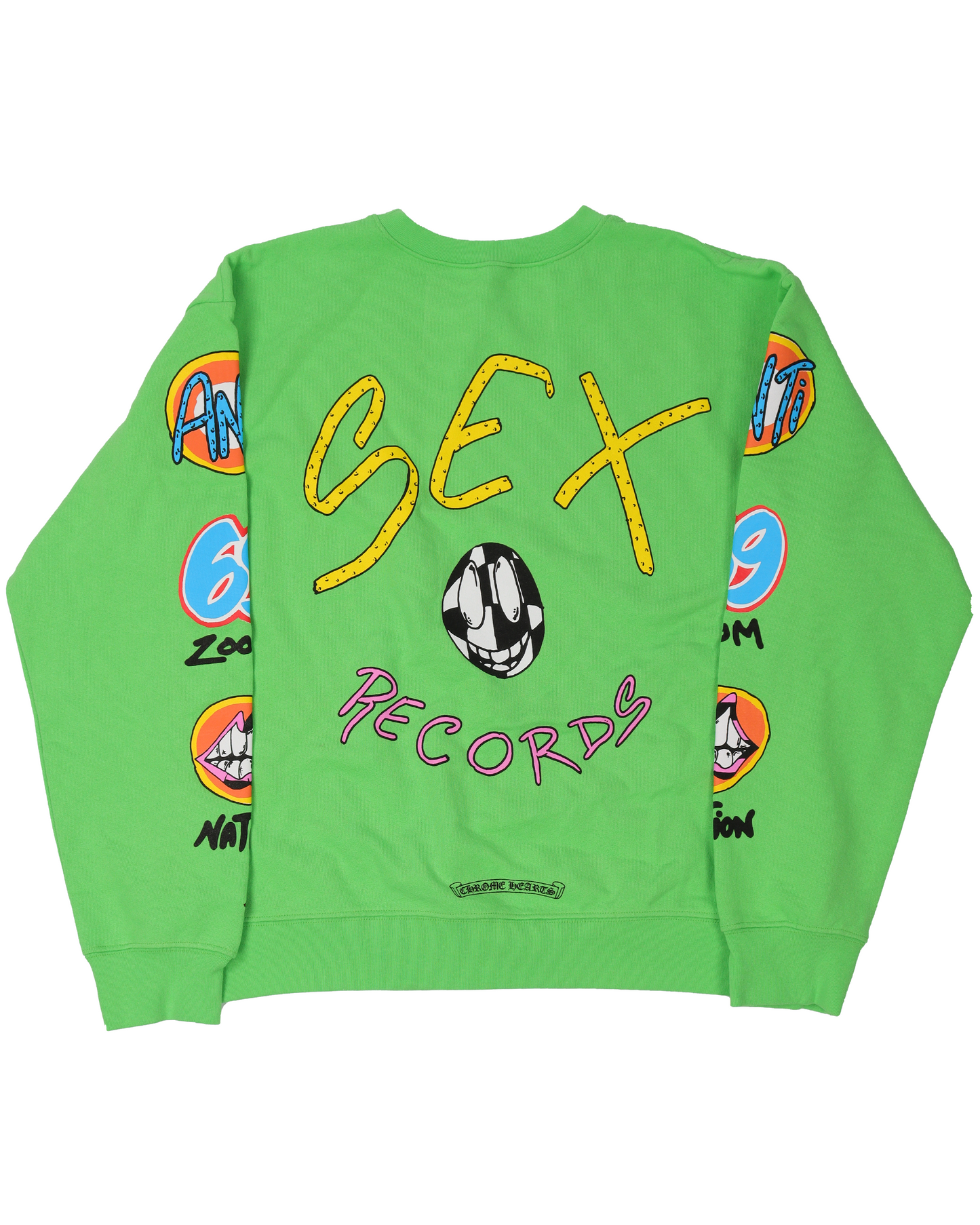 Chrome Hearts Matty Boy 'Sex Records' Crewneck Sweatshirt