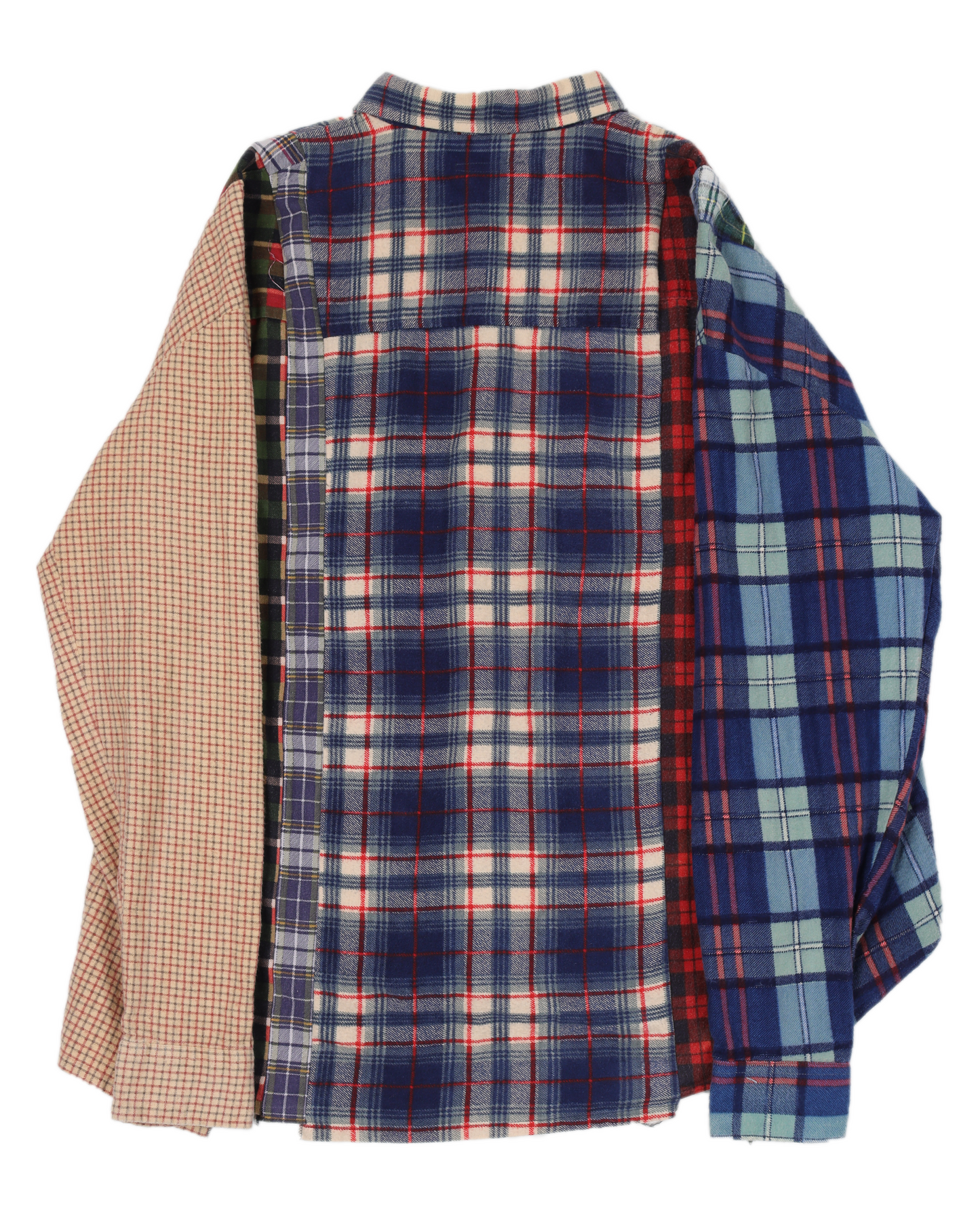 Mixed Plaid Shirt