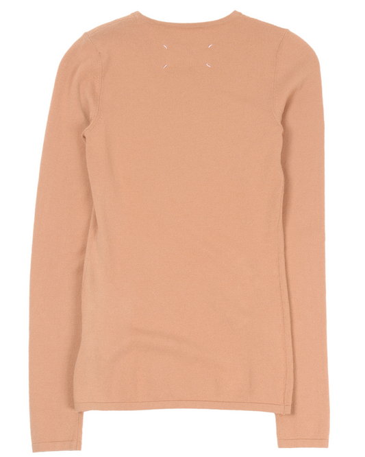 AW11 Beige Long Sleeve Sweater