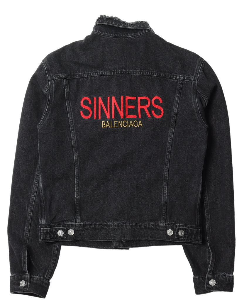 "SINNERS" Denim Jacket