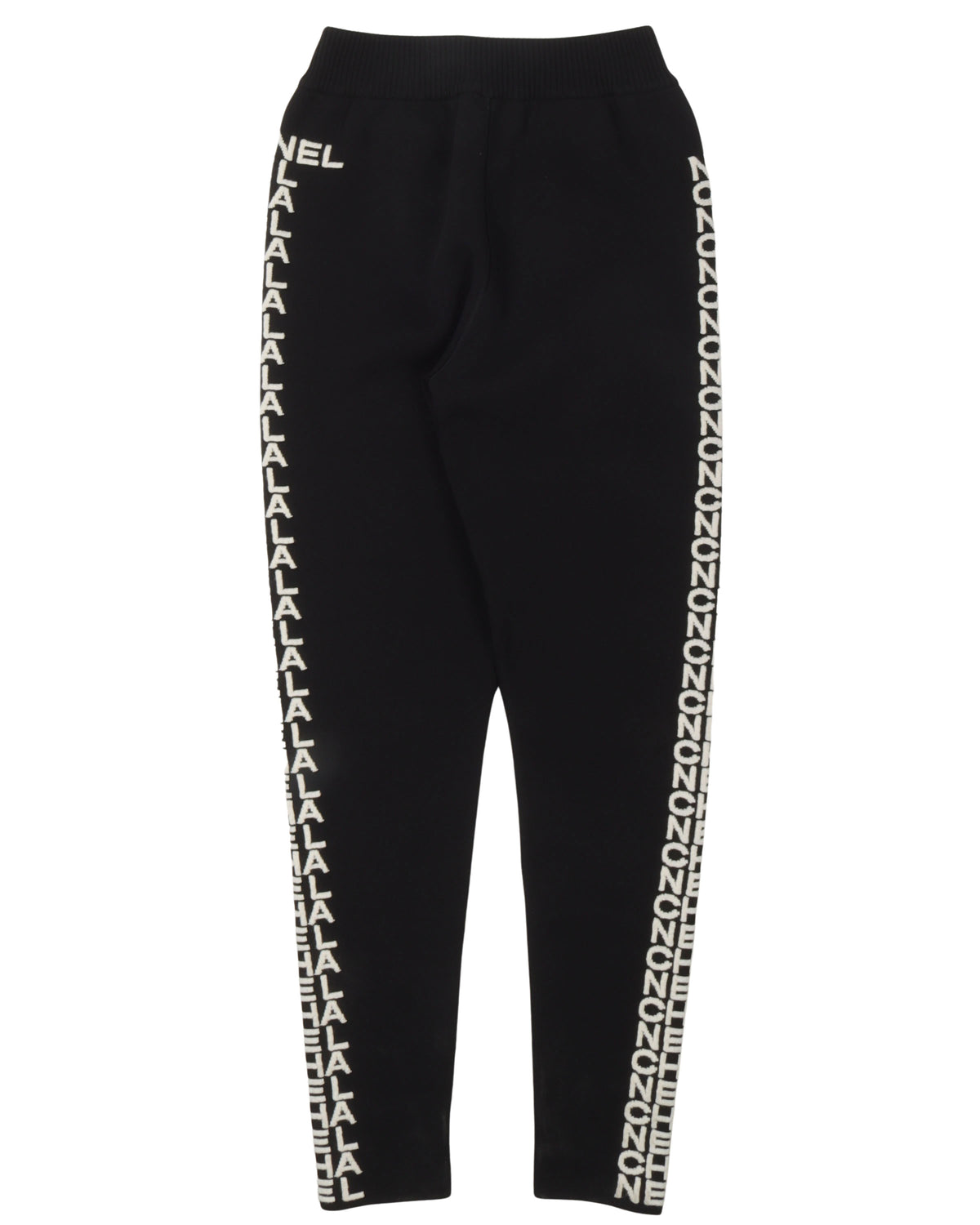 Embroidered Wool Blend Leggings