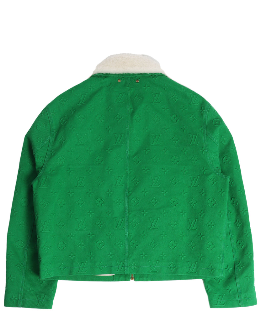 Louis Vuitton Monogram Sherling Jacket Jacket