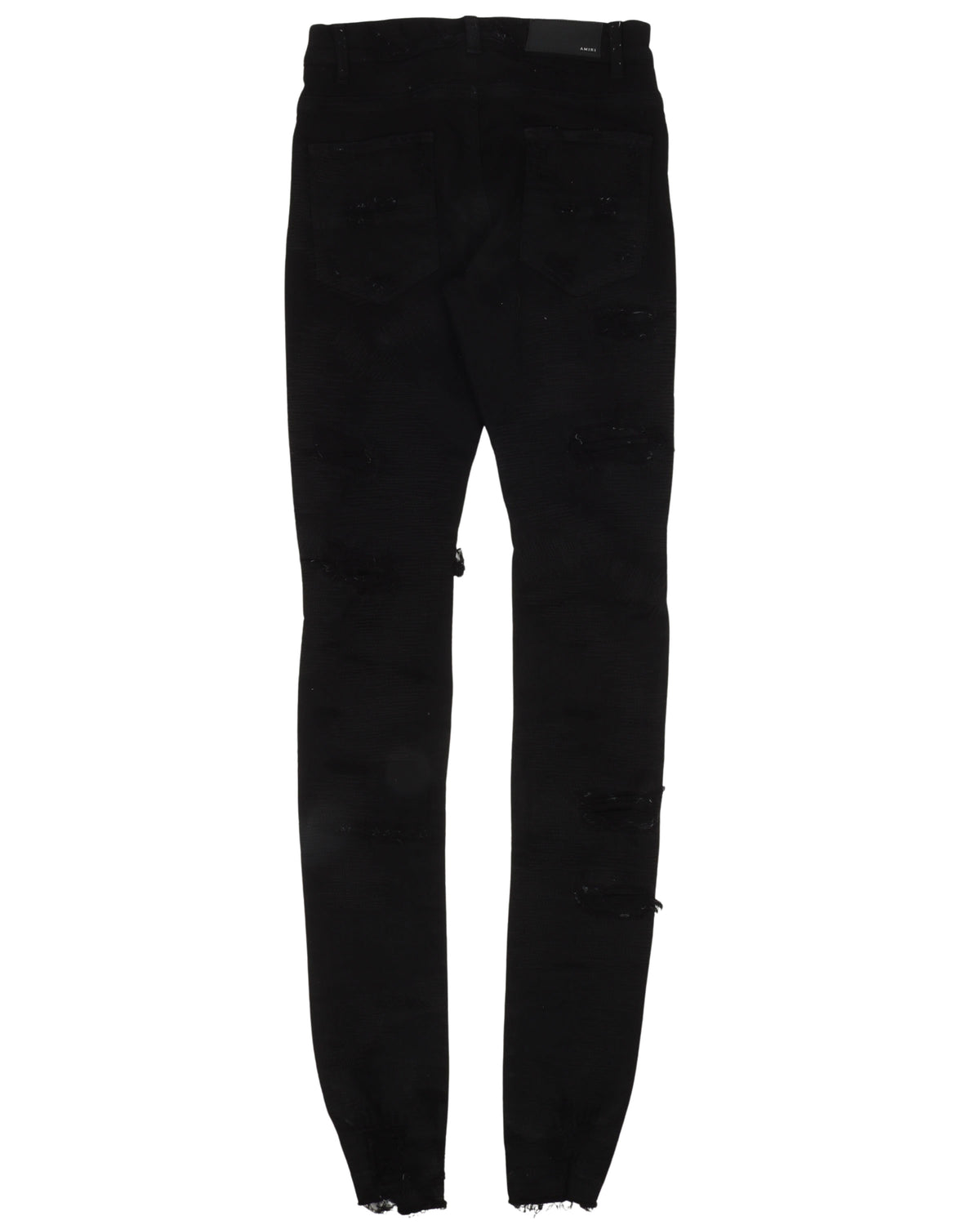 Black Distressed Jeans