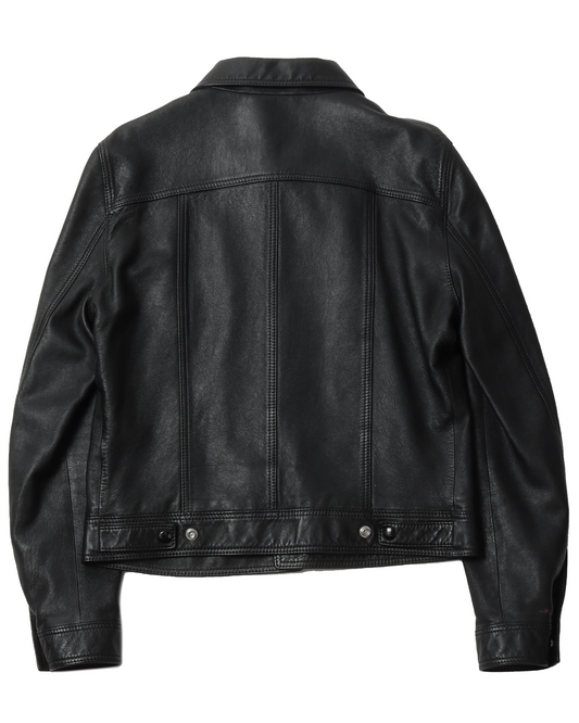 Leather Button Up Shirt