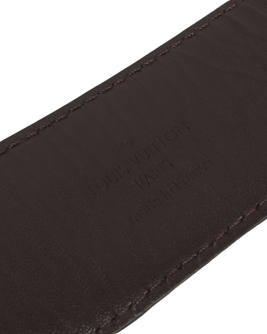Brown Damier Belt