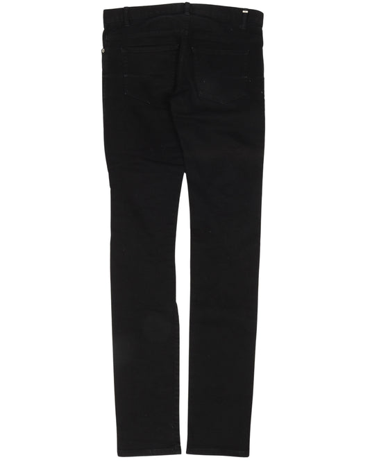 Distressed Black Jeans