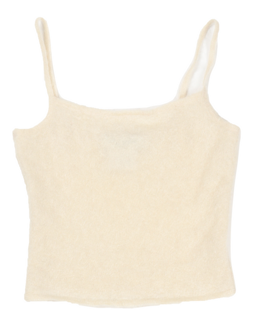 AW2000 Galliano Era Mohair Knit Cropped Tank Top