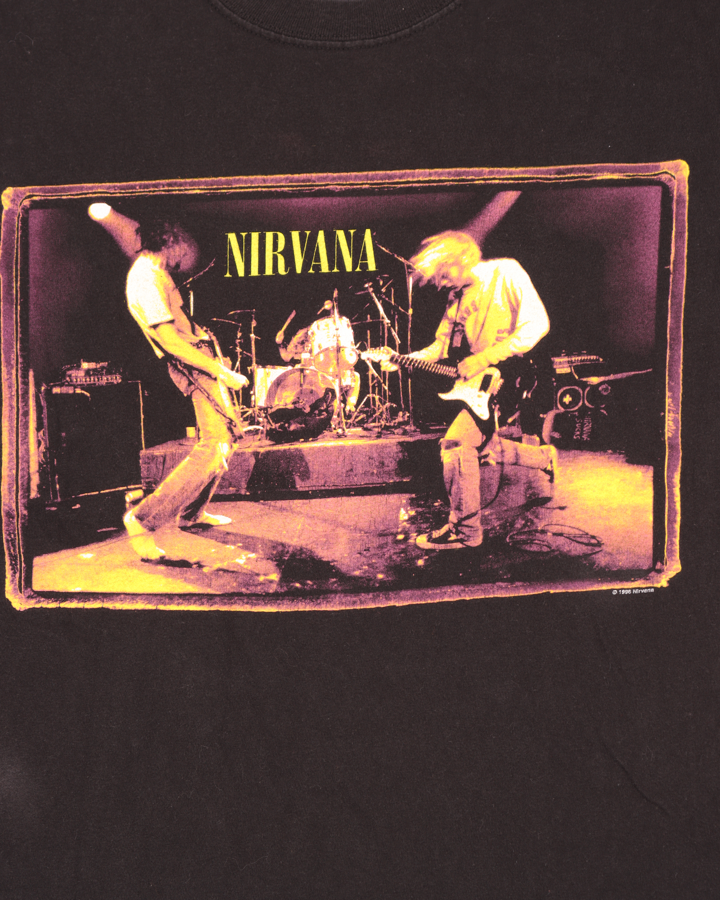 Nirvana Muddy Graphic Print T-Shirt