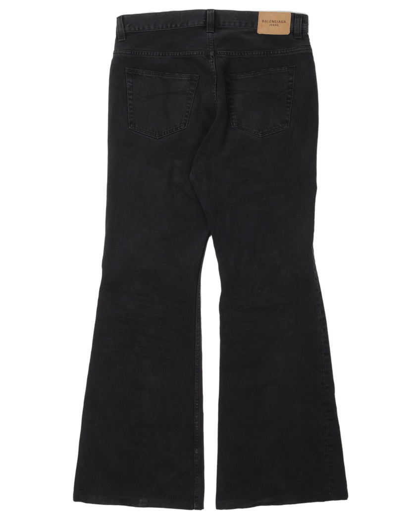 Flared Denim Jeans