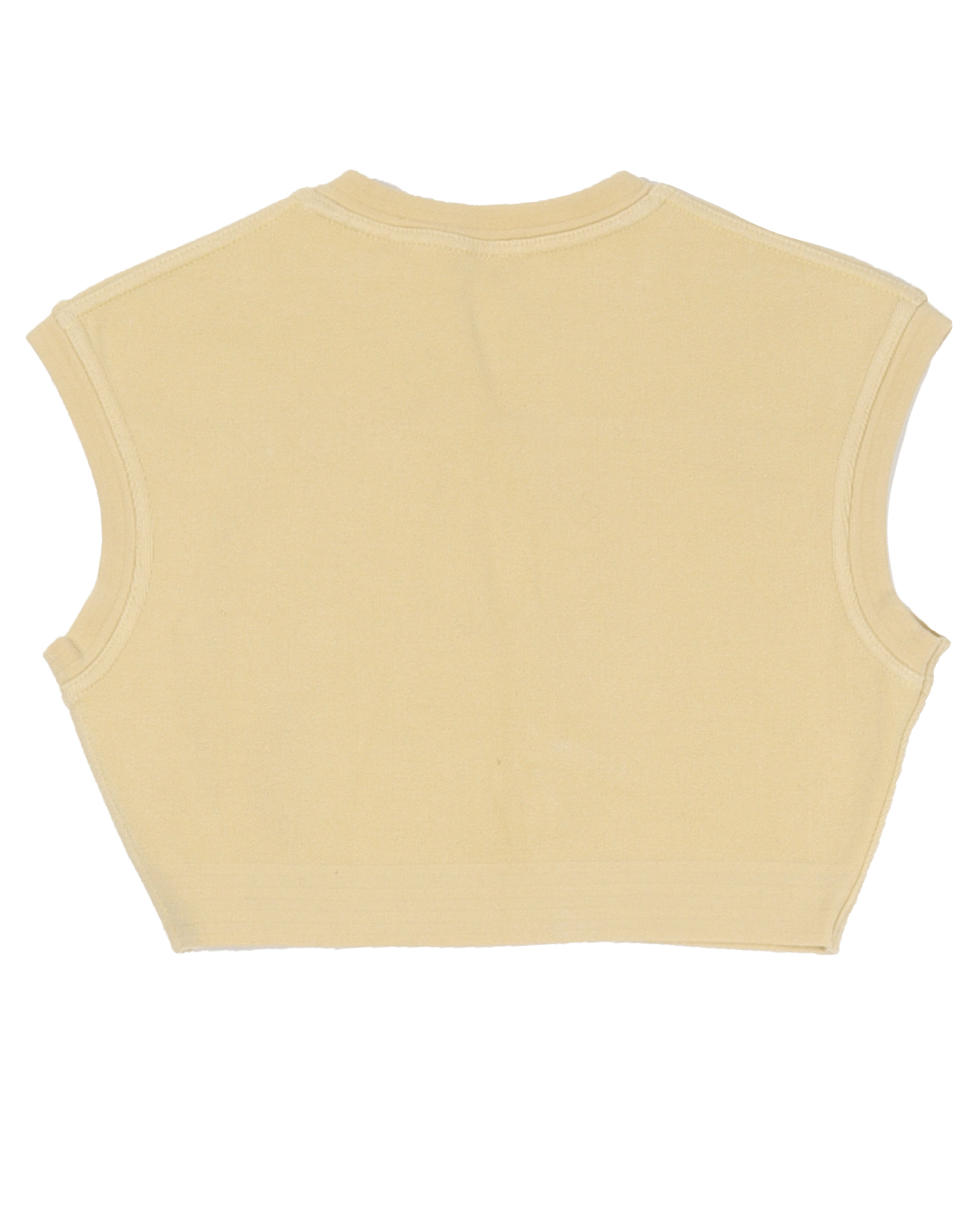 SS91 Yellow Crop Top Vest