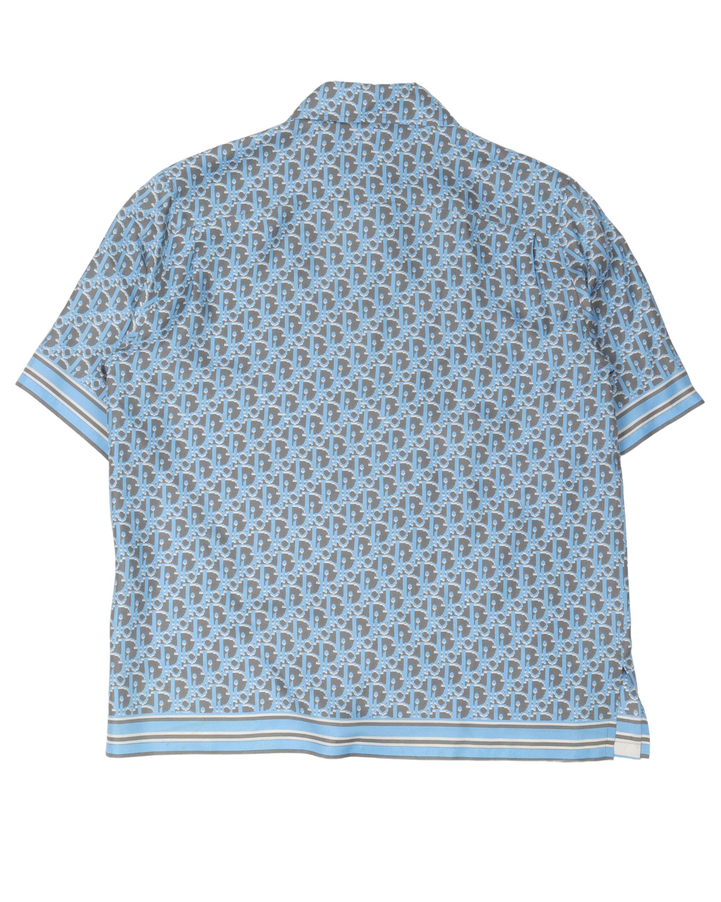Oblique Silk Monogram Shirt