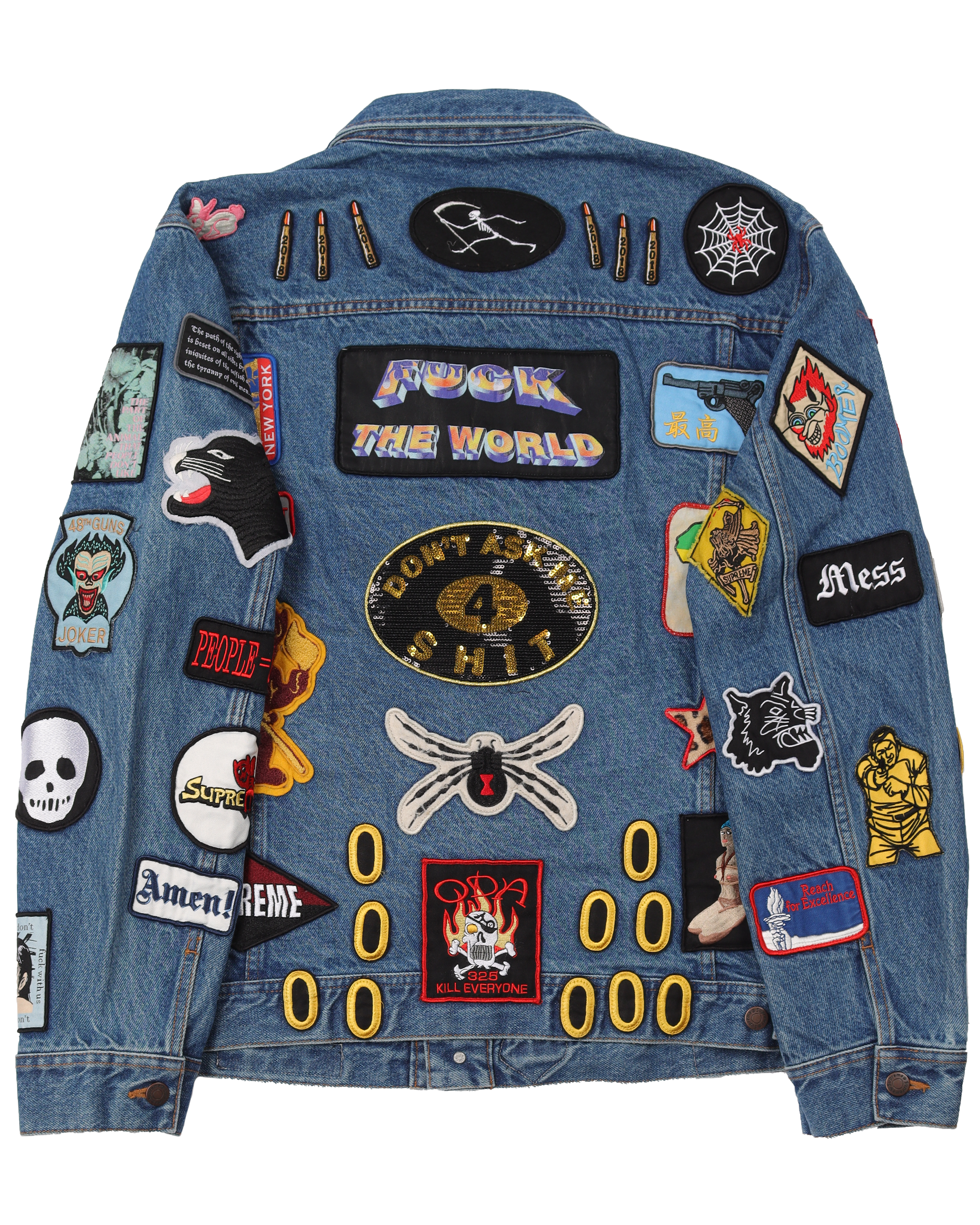 Patches Denim Trucker Jacket