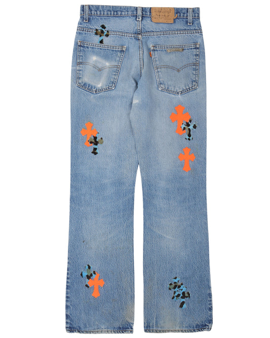 St. Barth Levi's Cross Patch Denim