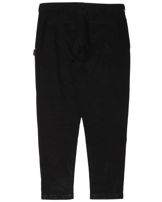 Logo Embroidered Dress Pants