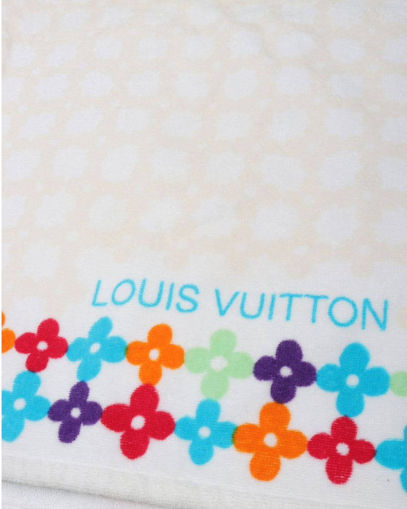 LOUIS VUITTON VUITTAMINES MONOGRAM BATH TOWEL Pink Cotton ref.519546 - Joli  Closet