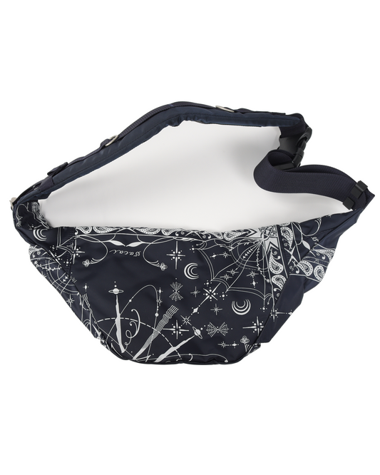DR.WOO Bandana Print Nylon Shoulder Bag