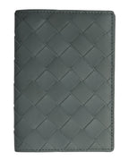 Intrecciato Leather Passport Case