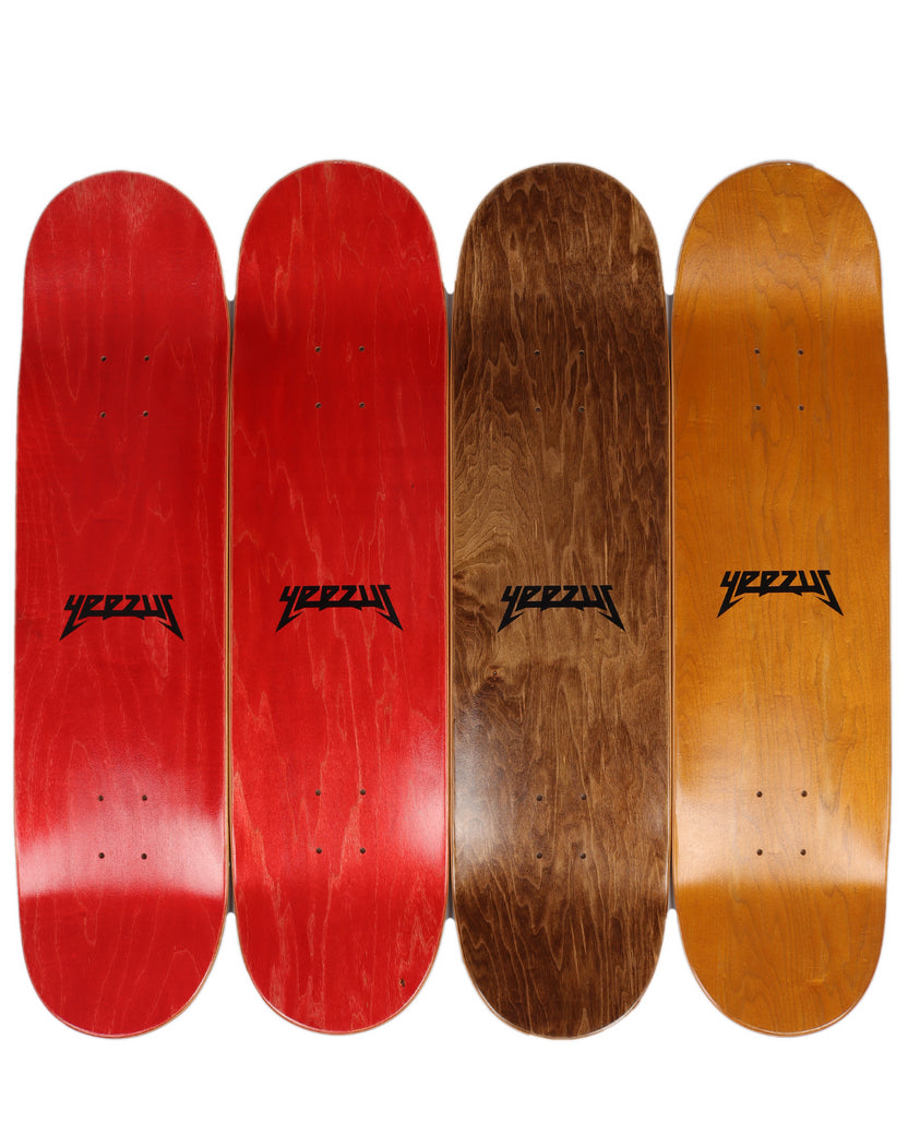 "YEEZUS" Skateboard Deck Set Sample by Wes Lang