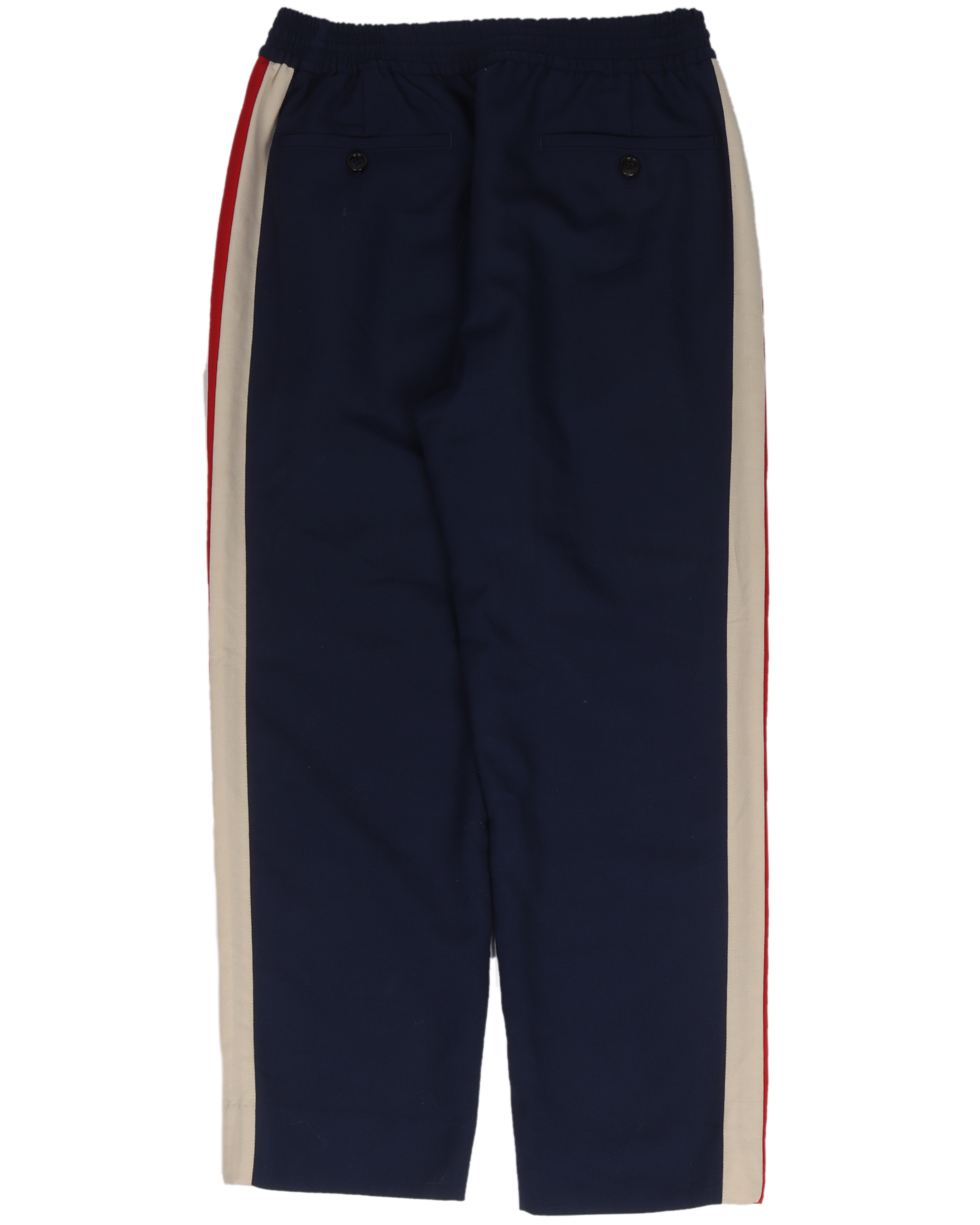 Cruise Wool-Blend Striped Pants