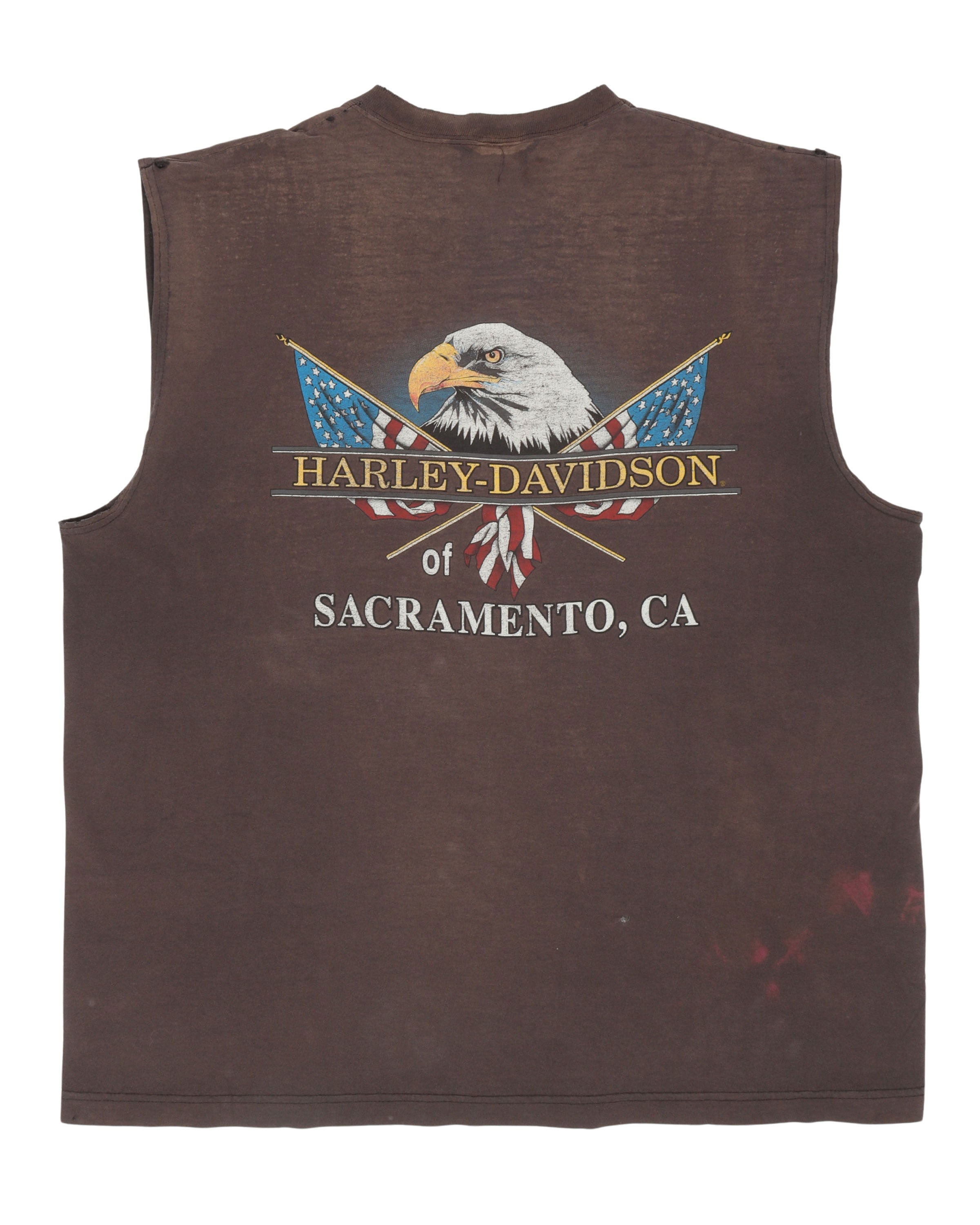 Harley Davidson Eagle Flag T-Shirt