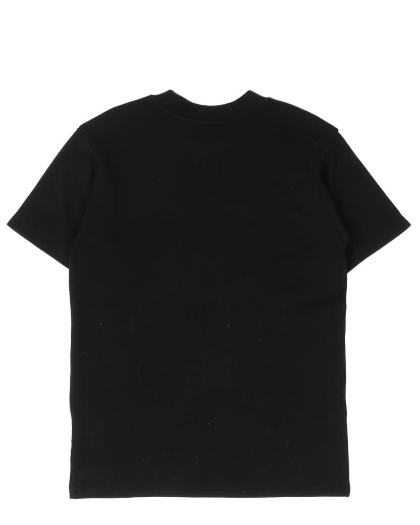 Embroidered Wool-Blend T-Shirt