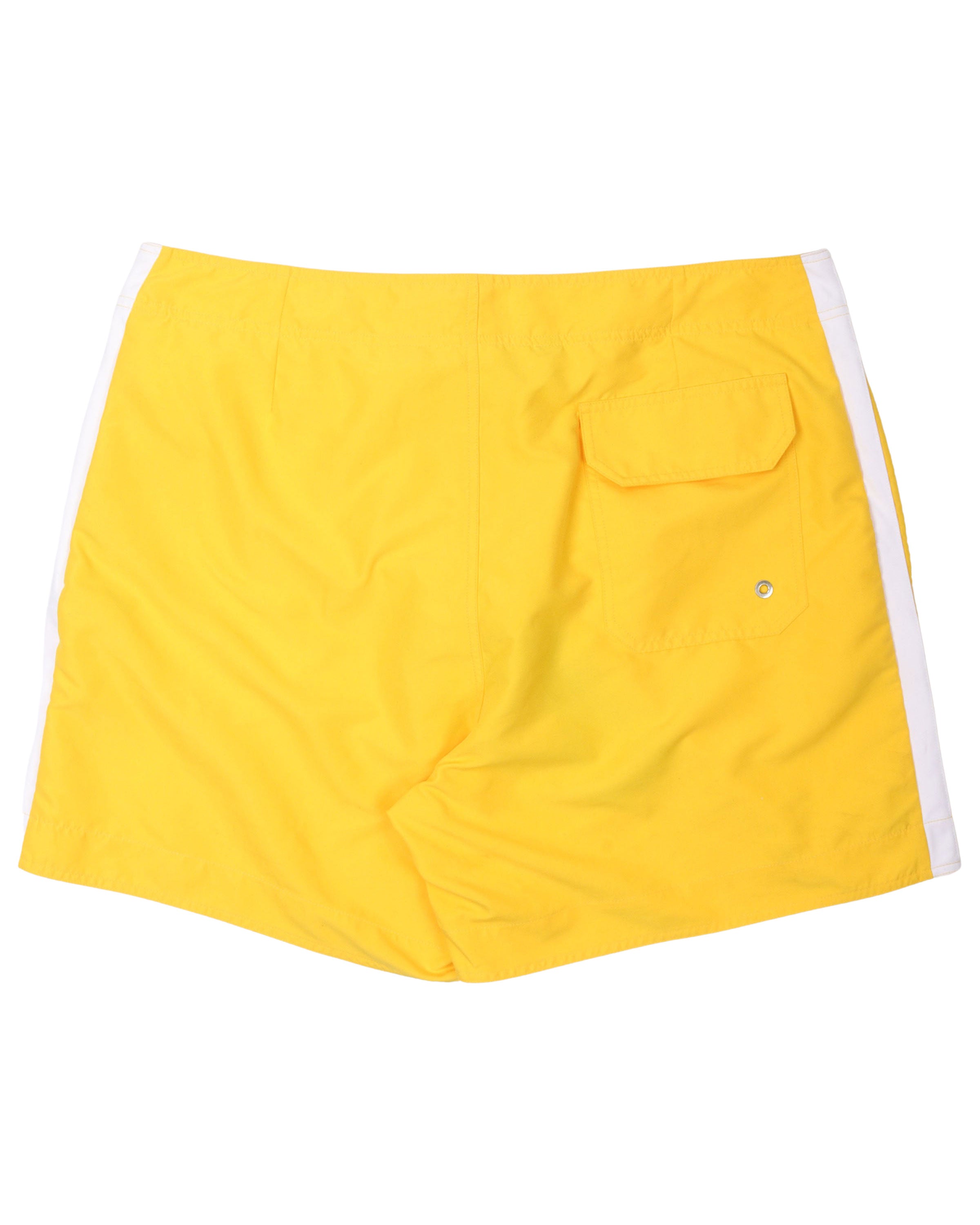 Yellow Monogram Swim Shorts