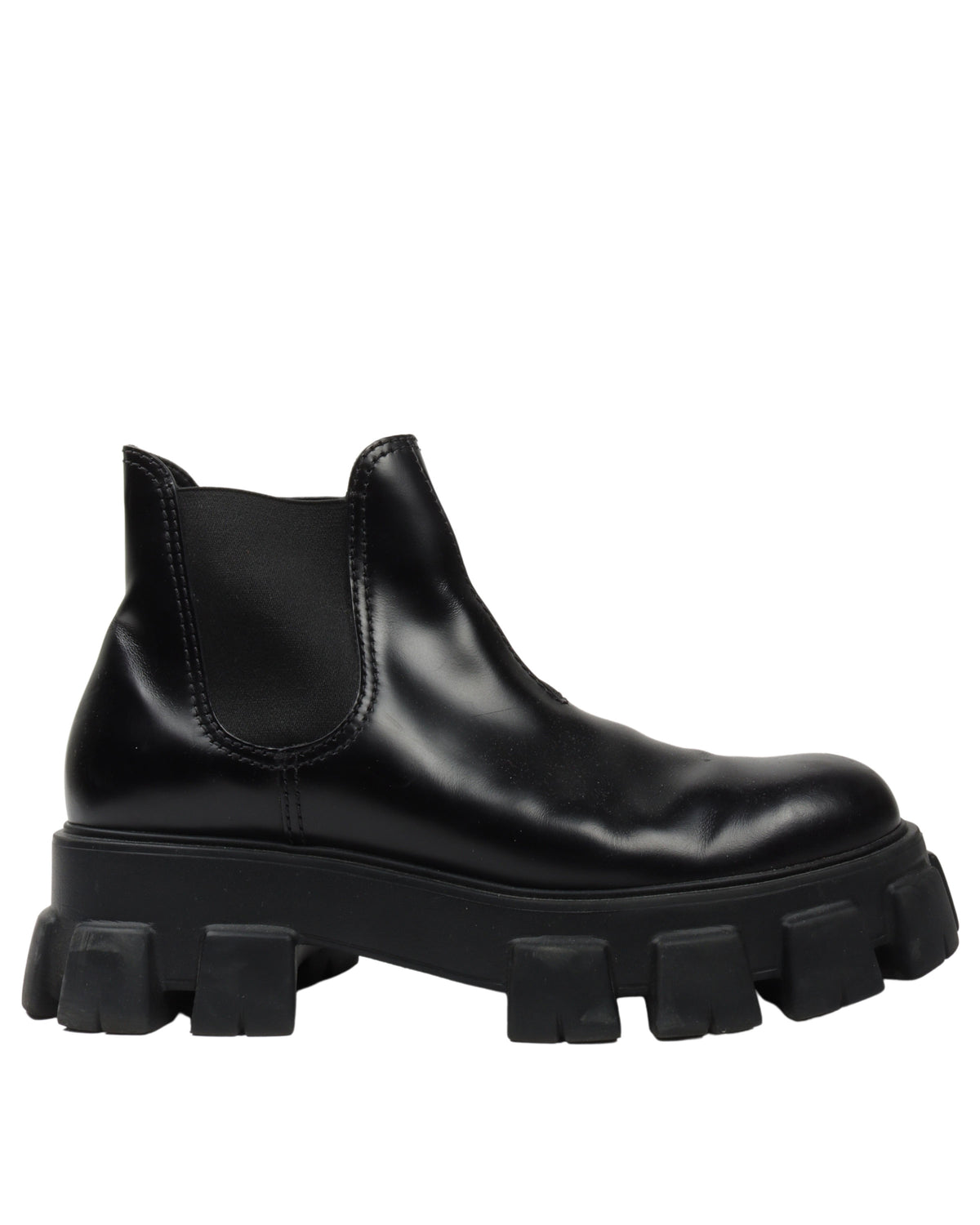 Monolith Brushed Leather Chelsea boots