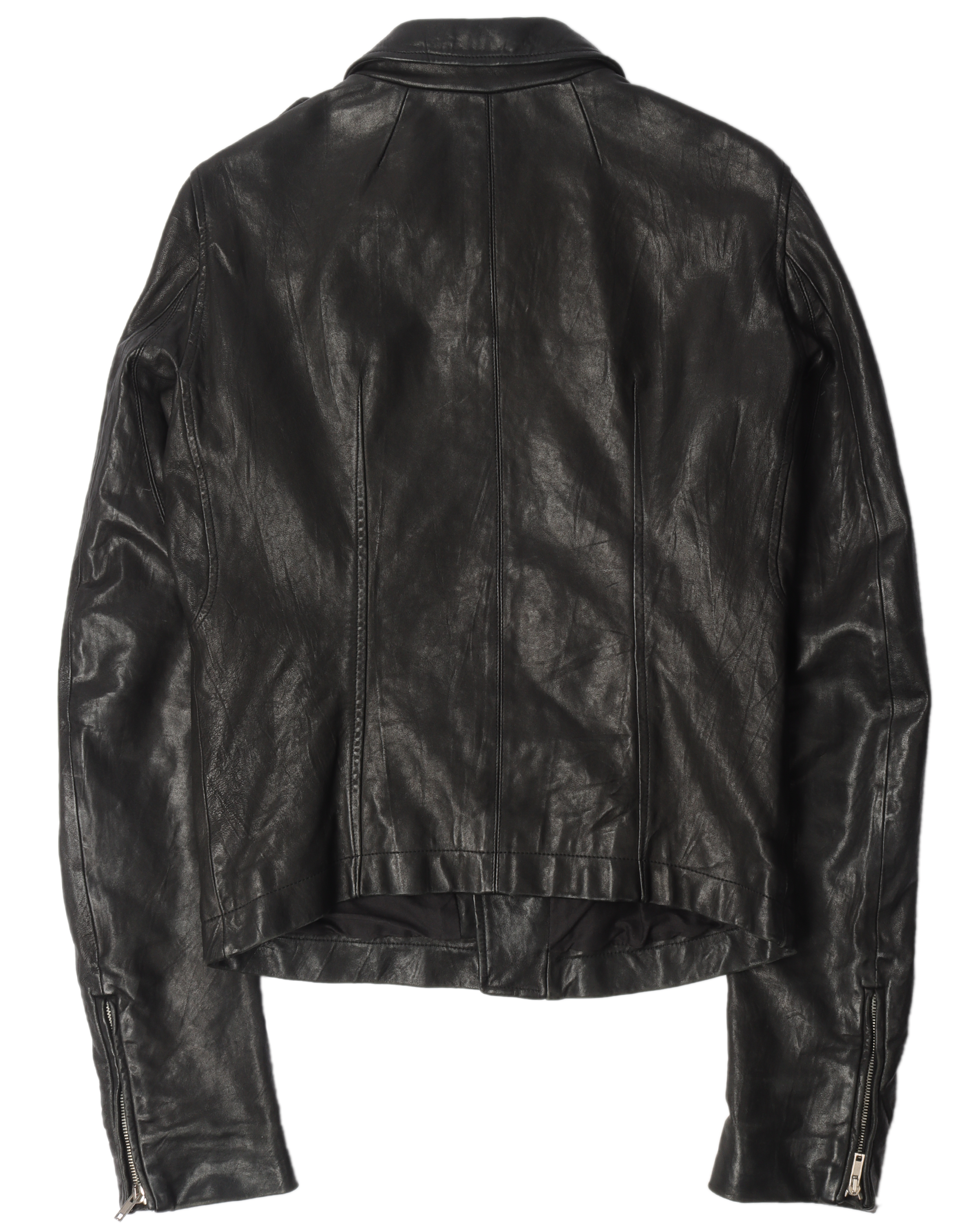 FW09 "CRUST" Hammered Lamb Leather Stooges Jacket